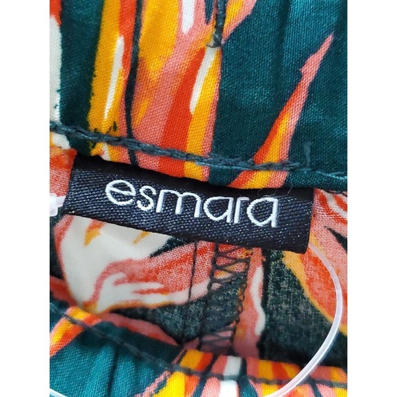 Esmara Women's Green Polyester Pull On Mid Rise Comfort Waist Trouser Pant 12 - Picture 6 of 9